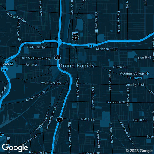 Grand Rapids radi8er map view