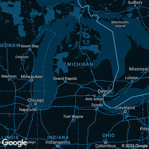 Michigan radi8er map view